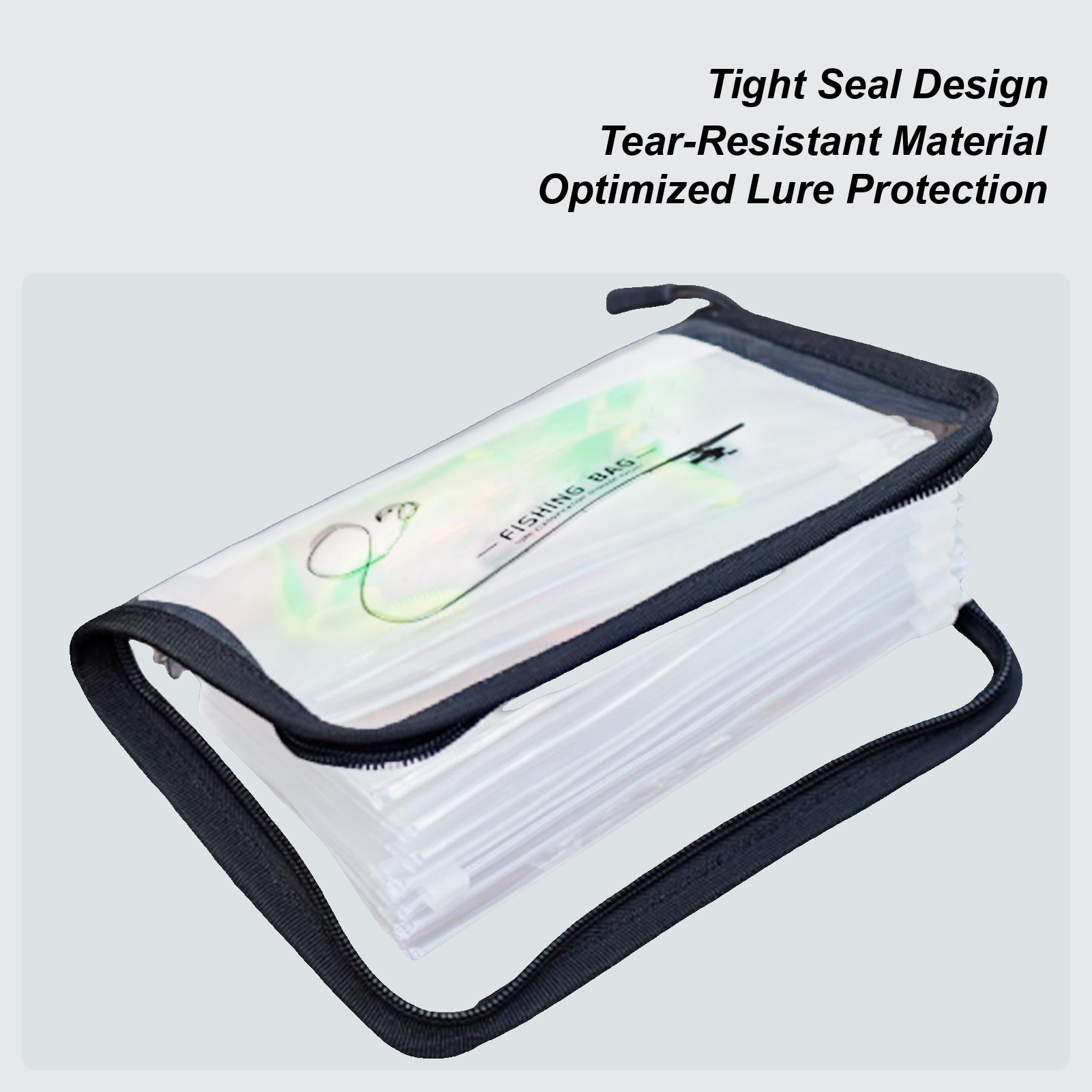 Fishing Boat Cover - Fishing Lure Bag 10-Page Ring-Binder Pvc