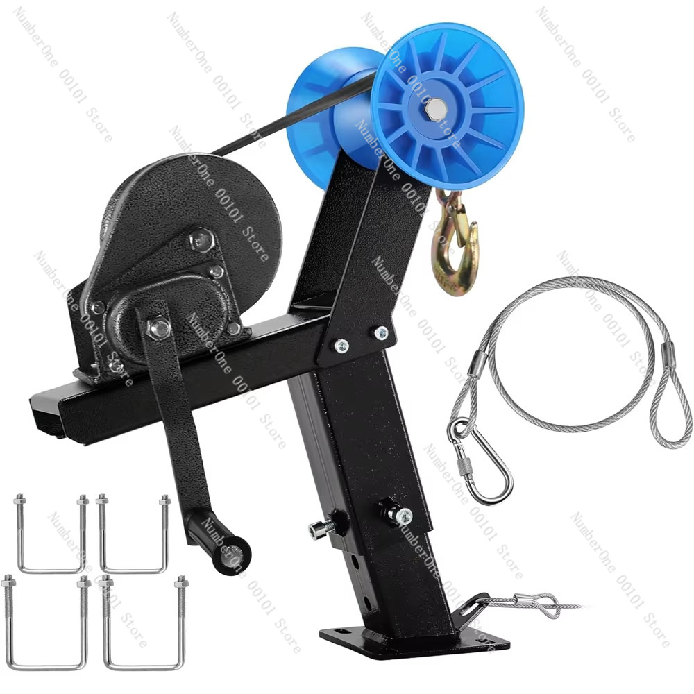 Fishing Boat Trailer - Boat Trailer Winch Bracket with Rollers,