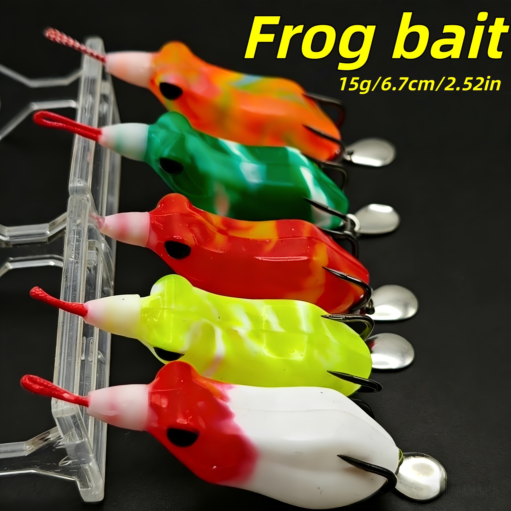 Fishing Boat Cover - New Realistic Topwater Frog Lure, Modified