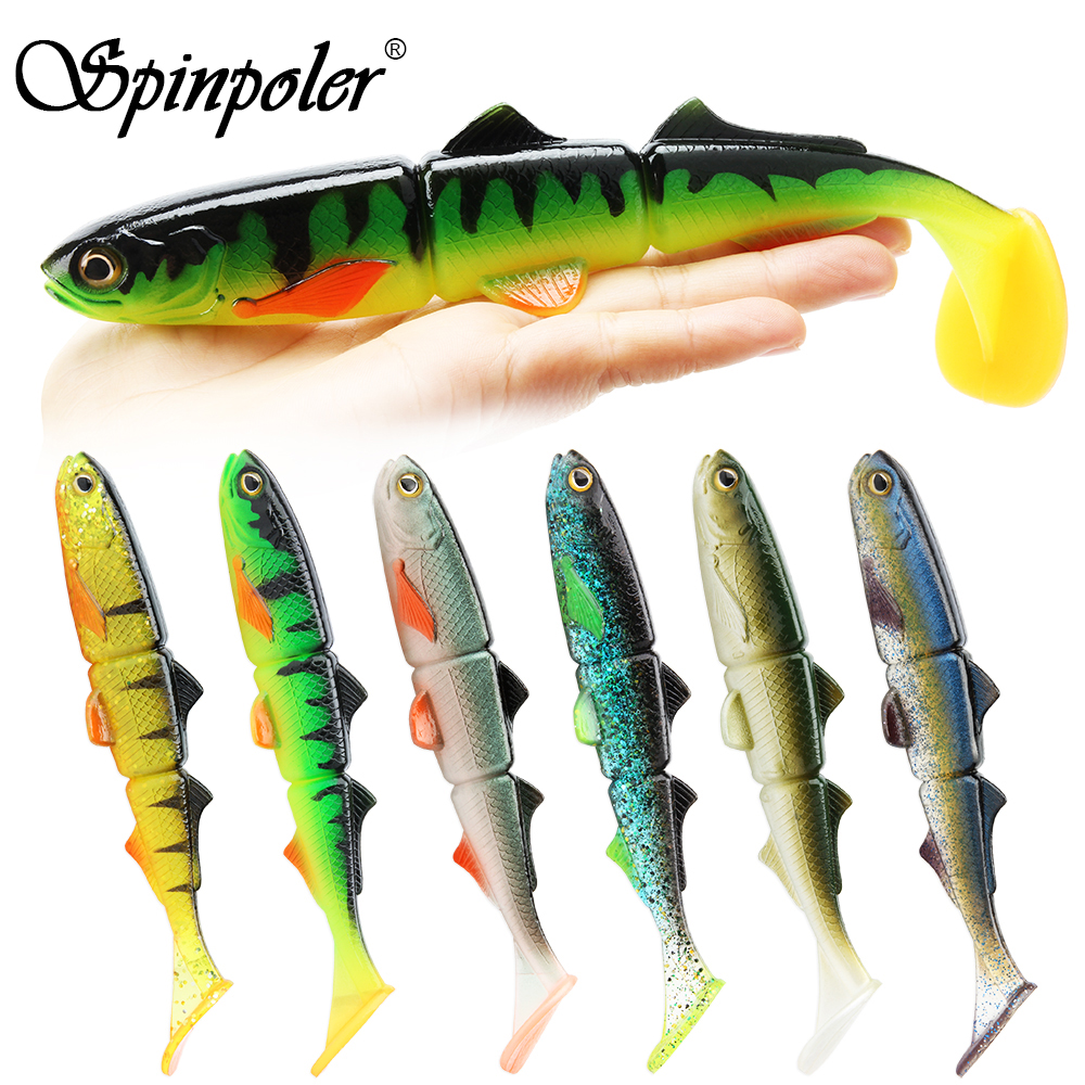 Fishing Boat Paddle - Spinpoler 16cm/22cm Jointed Shad Pike Fishing