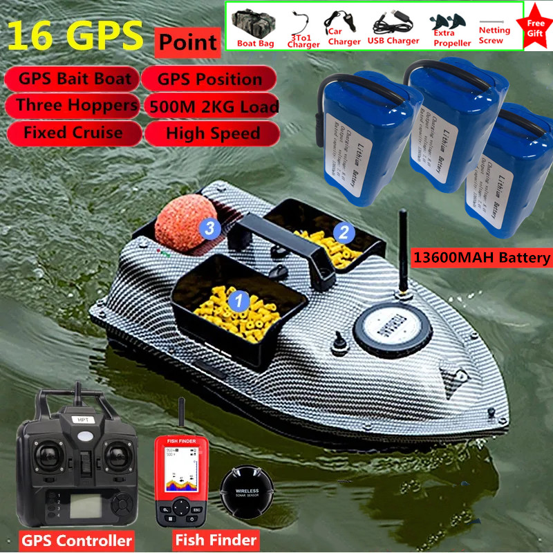 16PCS Point GPS Nesting Bait B – Fishing Boat Gps recenzja i cena