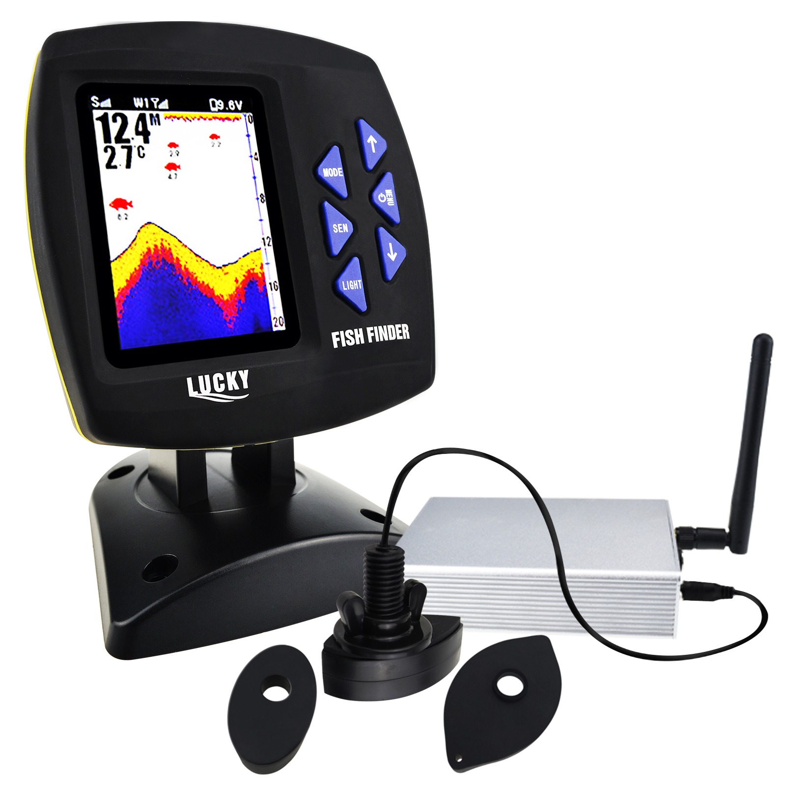 LUCKY Fishfinder 300m/ 980ft F – Fishing Boat Depth Finder recenzja i cena