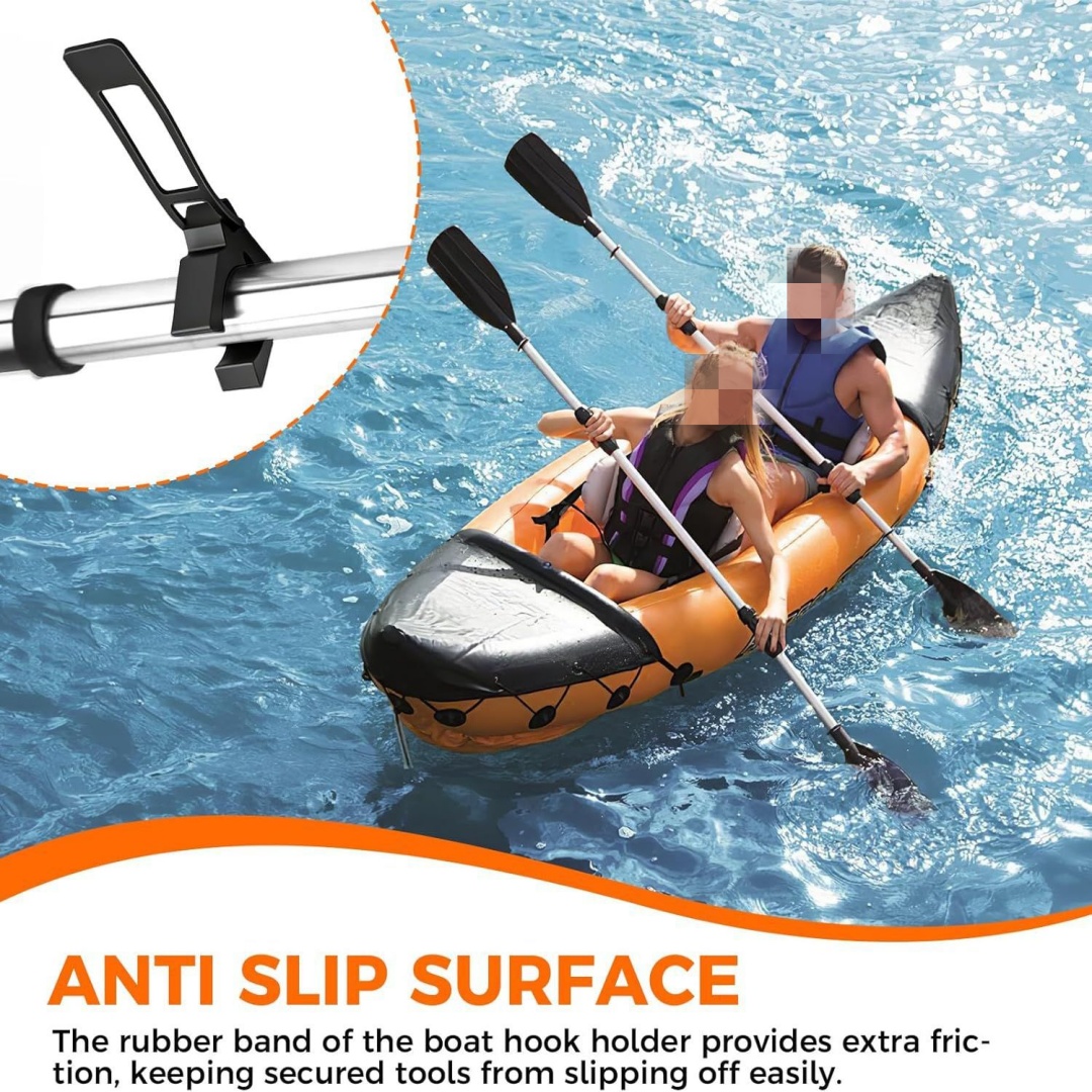 Black Rubber Spring Clamp Oar  – Fishing Boat Oar recenzja i cena
