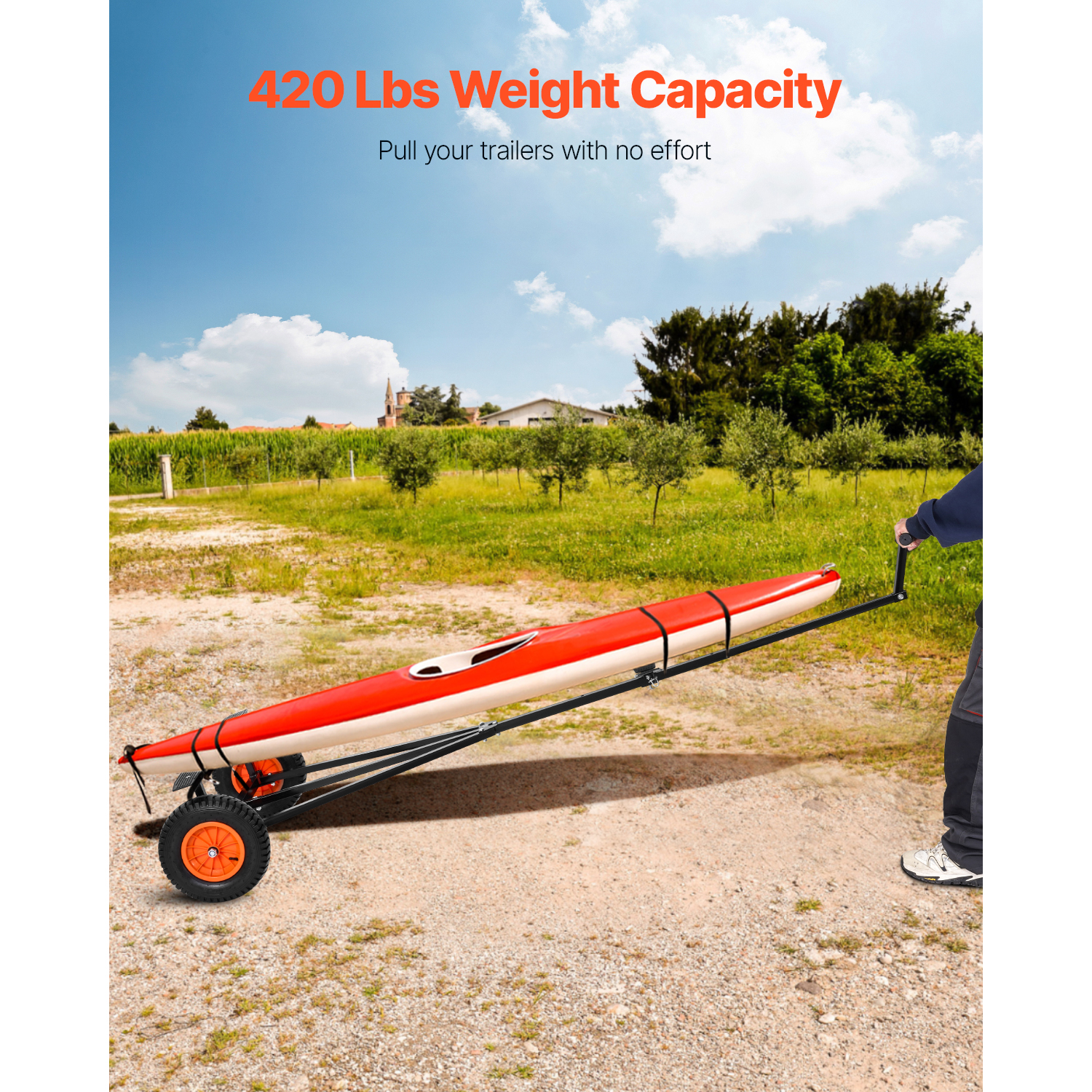 SucceBuy 420lbs Boat Trailer D – Fishing Boat Trailer recenzja i cena