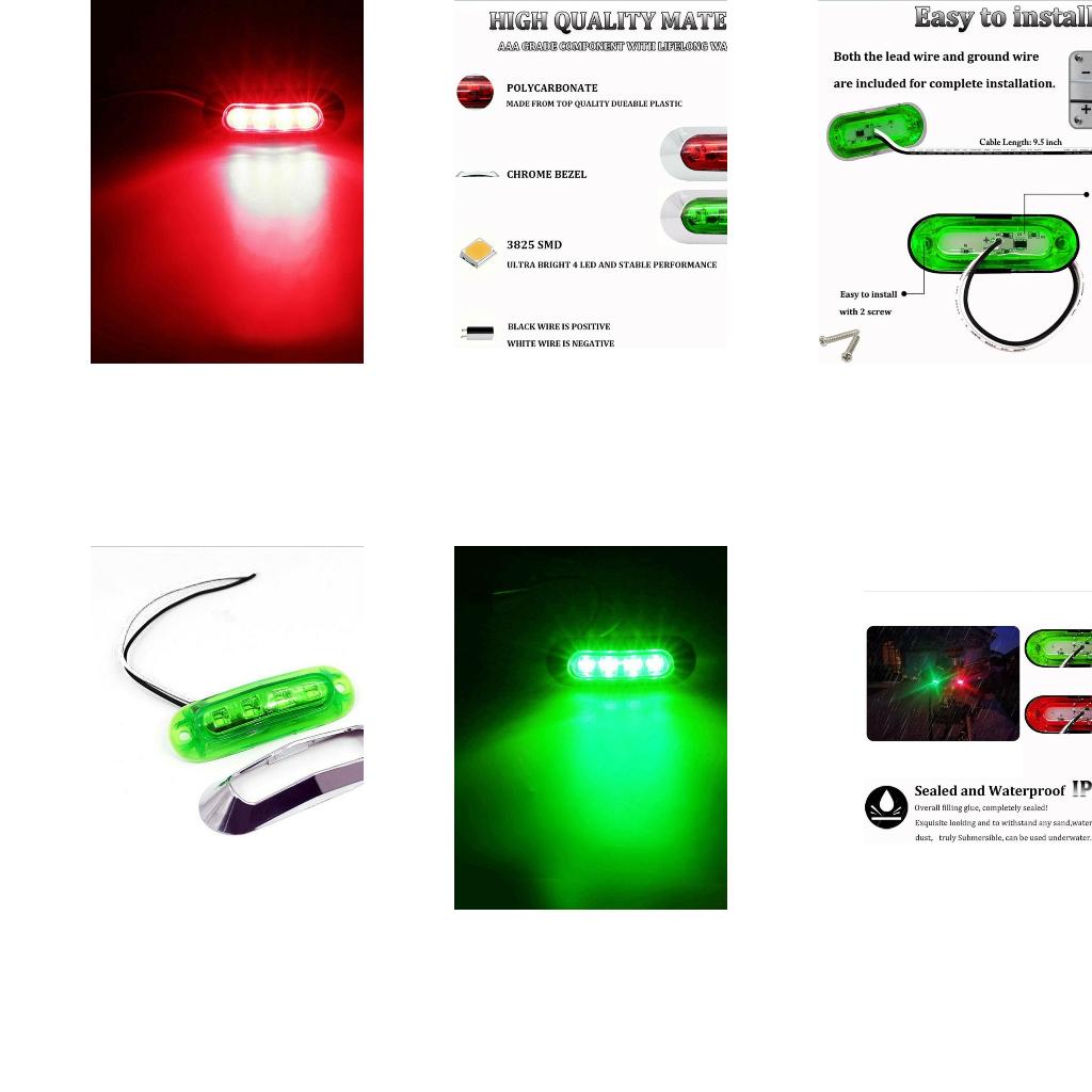 Weather-Resistant Red Green Ma – Fishing Boat Navigation Light recenzja i cena