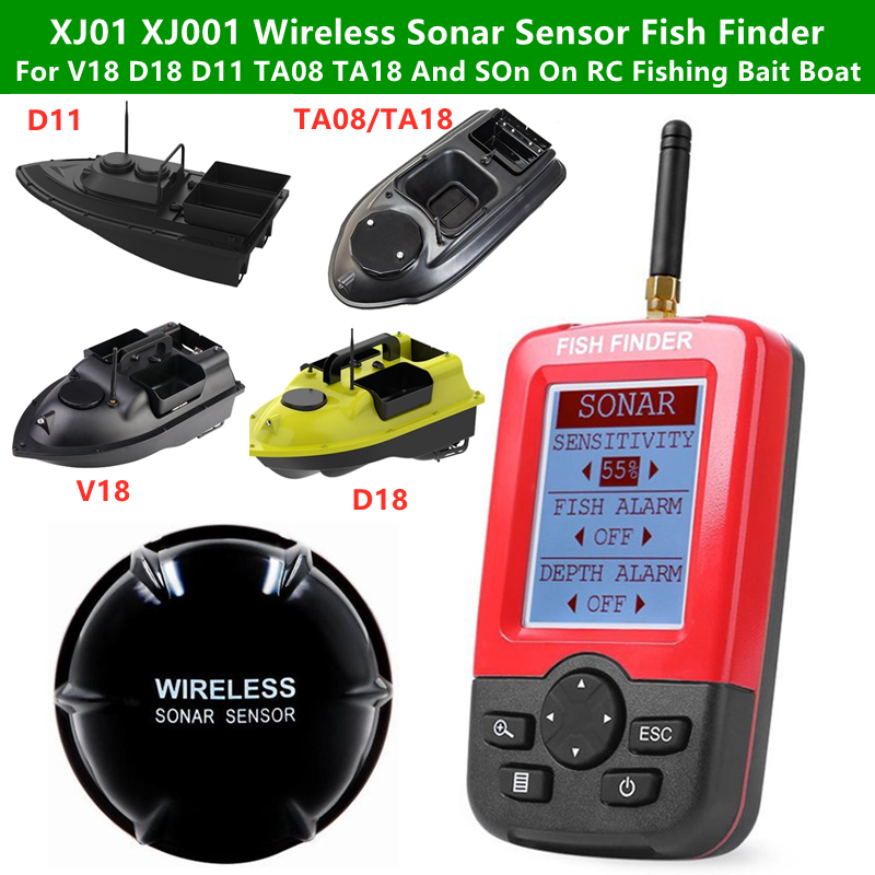 Wireless Sonar Sensor Fish Fin – Fishing Boat Depth Finder recenzja i cena