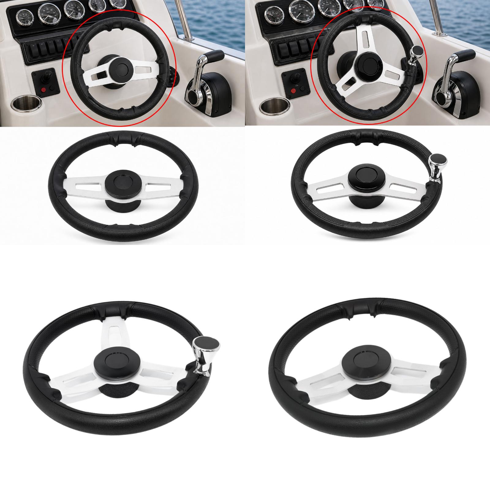 Aluminum Alloy Boat Steering W – Fishing Boat Steering Wheel recenzja i cena