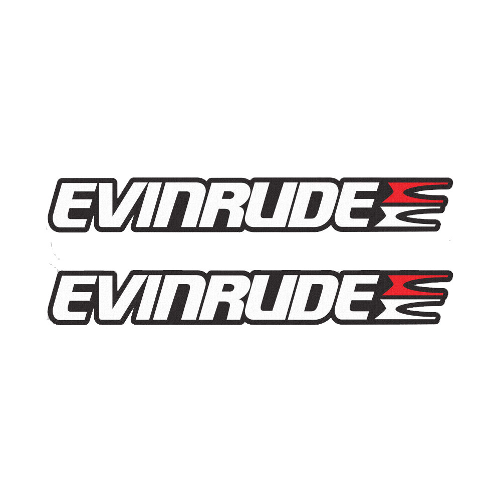 2pcs for Evinrude sticker deca – Fishing Boat Outboard Motor recenzja i cena