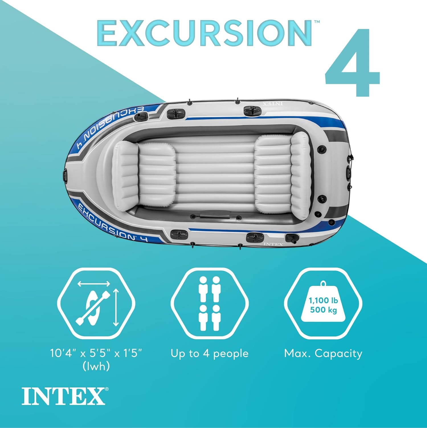 Excursion Inflatable Rafting F – Fishing Boat Oar recenzja i cena