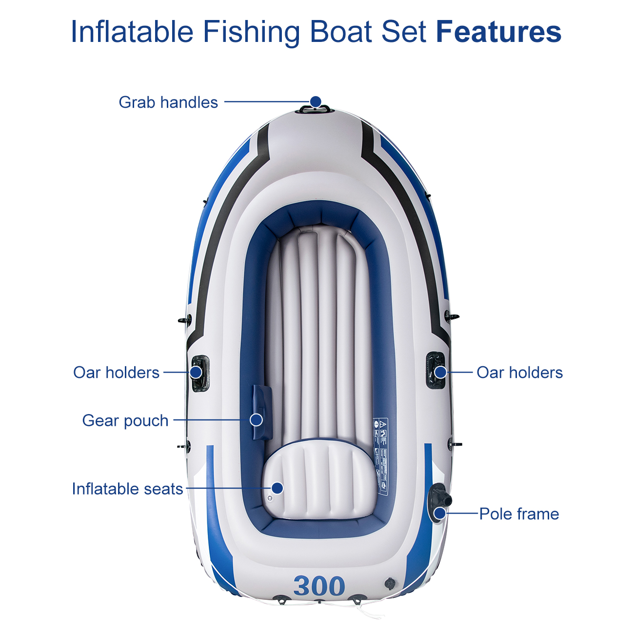 1PC Inflatable Boat, Swimming  – Fishing Boat Oar recenzja i cena