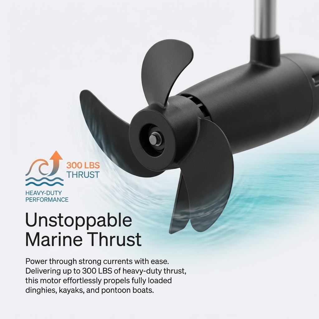 240LBS 300LBS High Thrust Brus – Fishing Boat Outboard Motor recenzja i cena