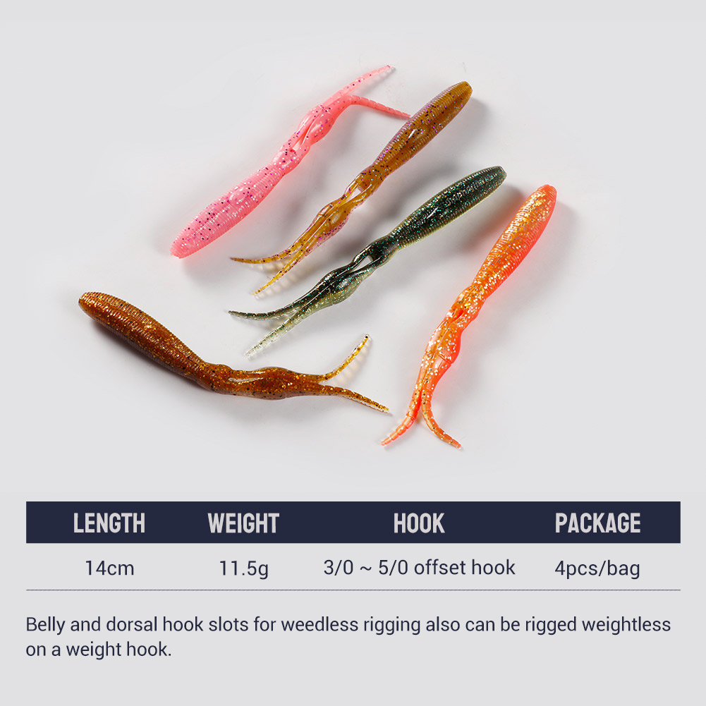 NOEBY Chunk Jig Trailer Silico – Fishing Boat Trailer recenzja i cena