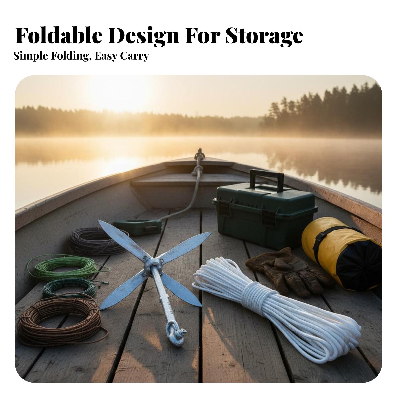 Lotus Anchor Foldable Carbon S – Fishing Boat Anchor recenzja i cena