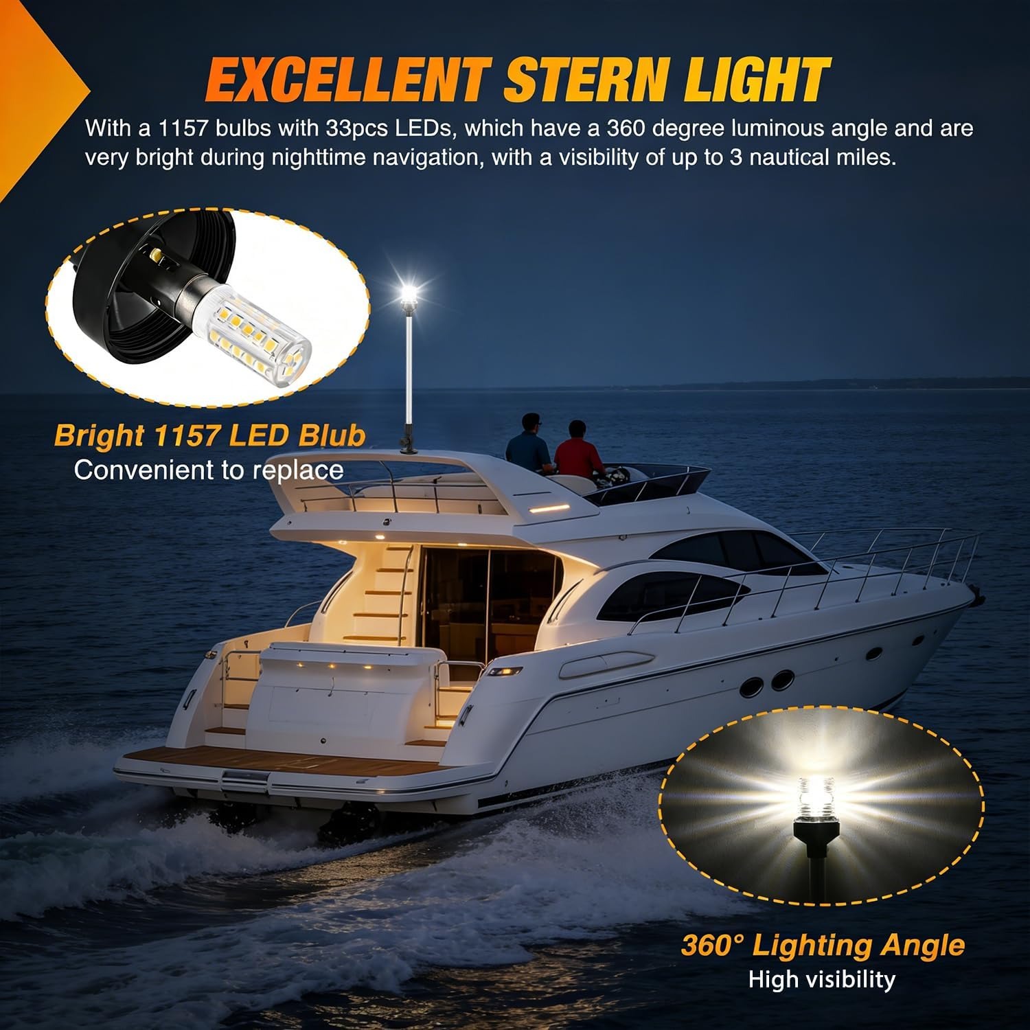 Nilight Marine Boat Stern Ligh – Fishing Boat Anchor recenzja i cena
