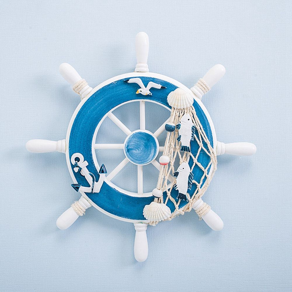 Art Decor 9 Inch Beach Wooden  – Fishing Boat Steering Wheel recenzja i cena