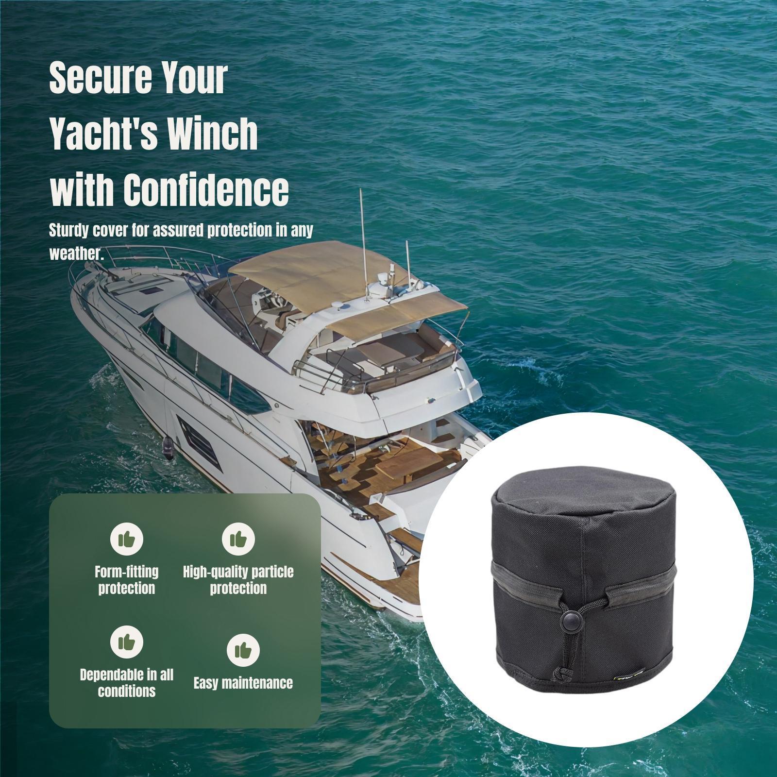 Black Boat Winch Cover Outdoor – Fishing Boat Anchor Winch recenzja i cena