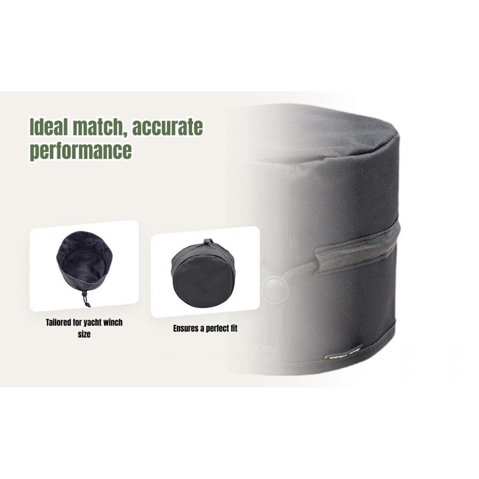Black Boat Winch Cover Outdoor – Fishing Boat Anchor Winch recenzja i cena