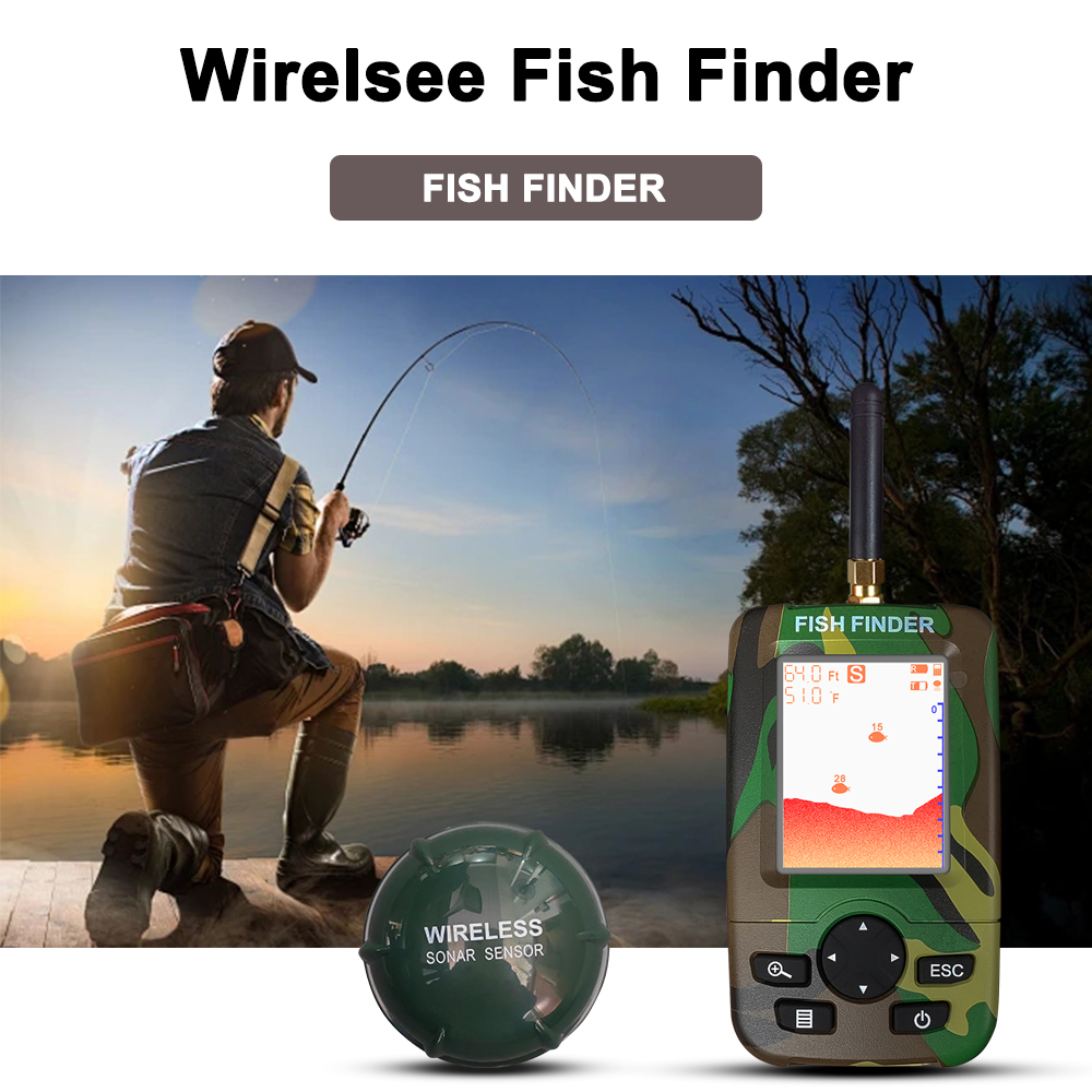 Smart Portable Sonar Fish Find – Fishing Boat Depth Finder recenzja i cena