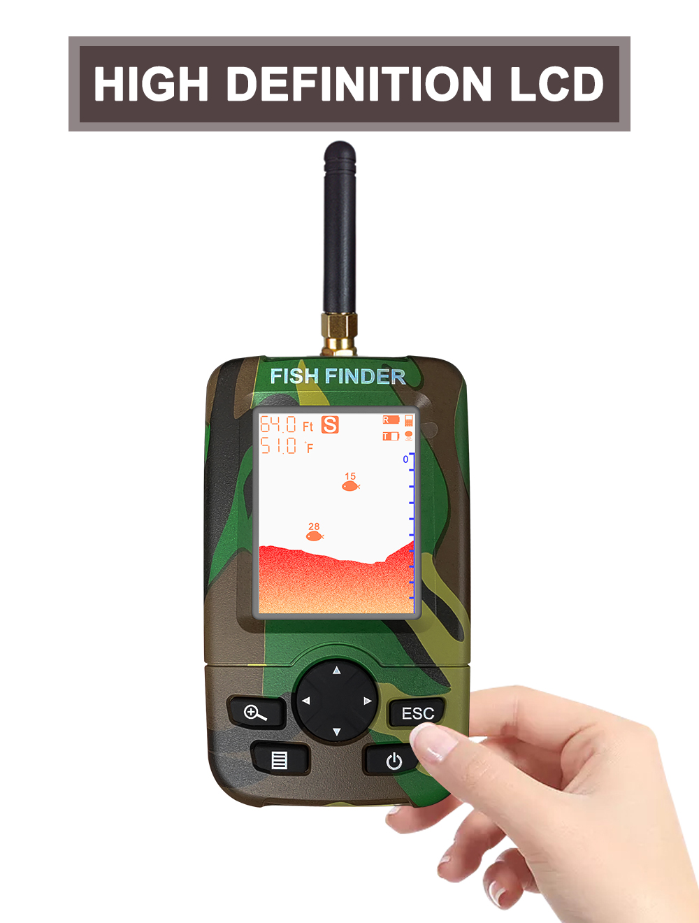 Smart Portable Sonar Fish Find – Fishing Boat Depth Finder recenzja i cena