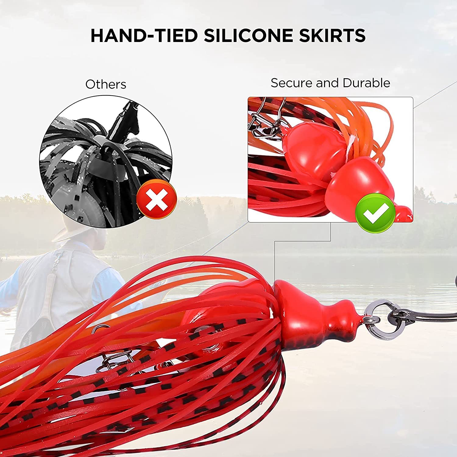 AED2-6 Pieces Fishing Lures,Ba – Fishing Boat Trailer recenzja i cena