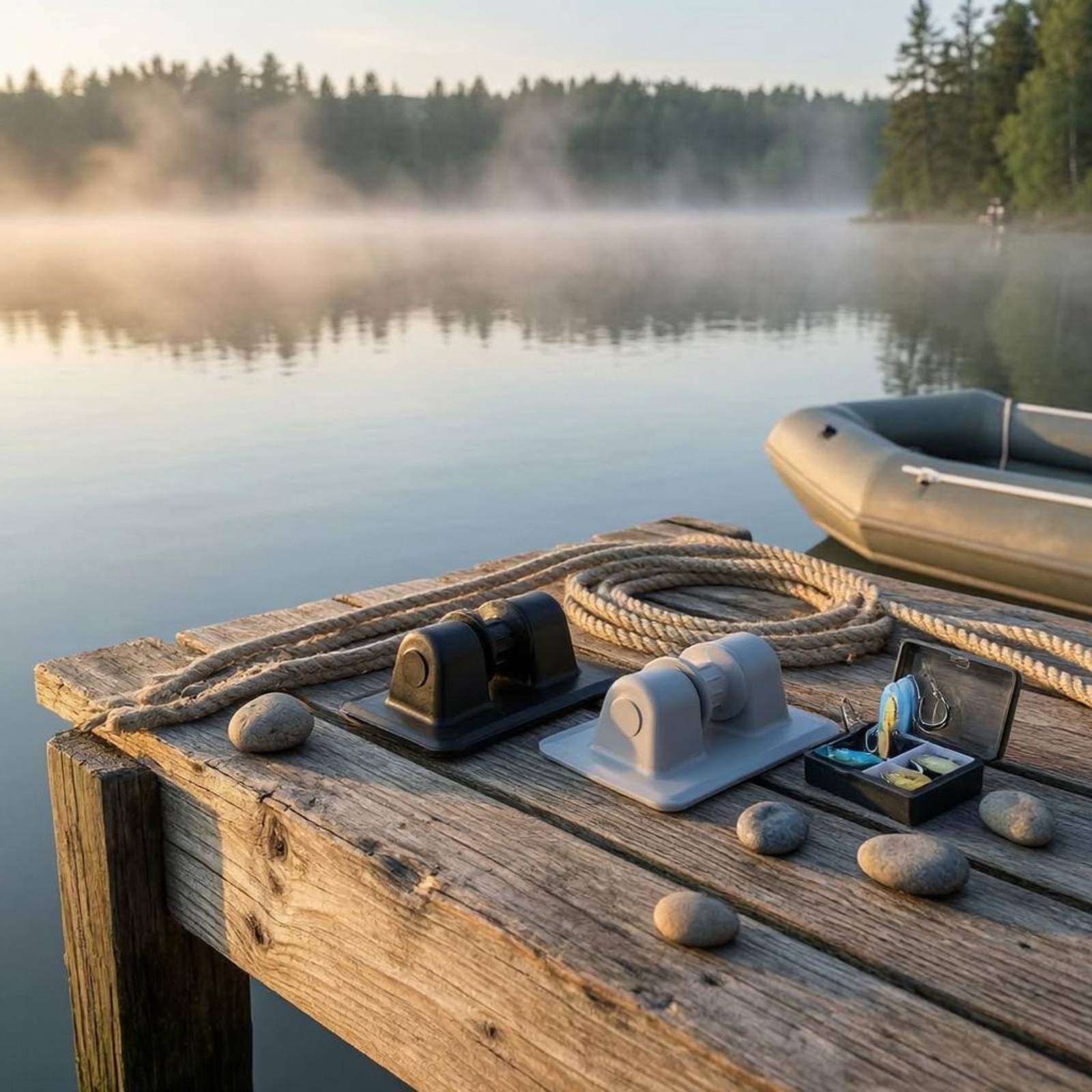 Inflatable Boat Anchor Pulley  – Fishing Boat Anchor recenzja i cena