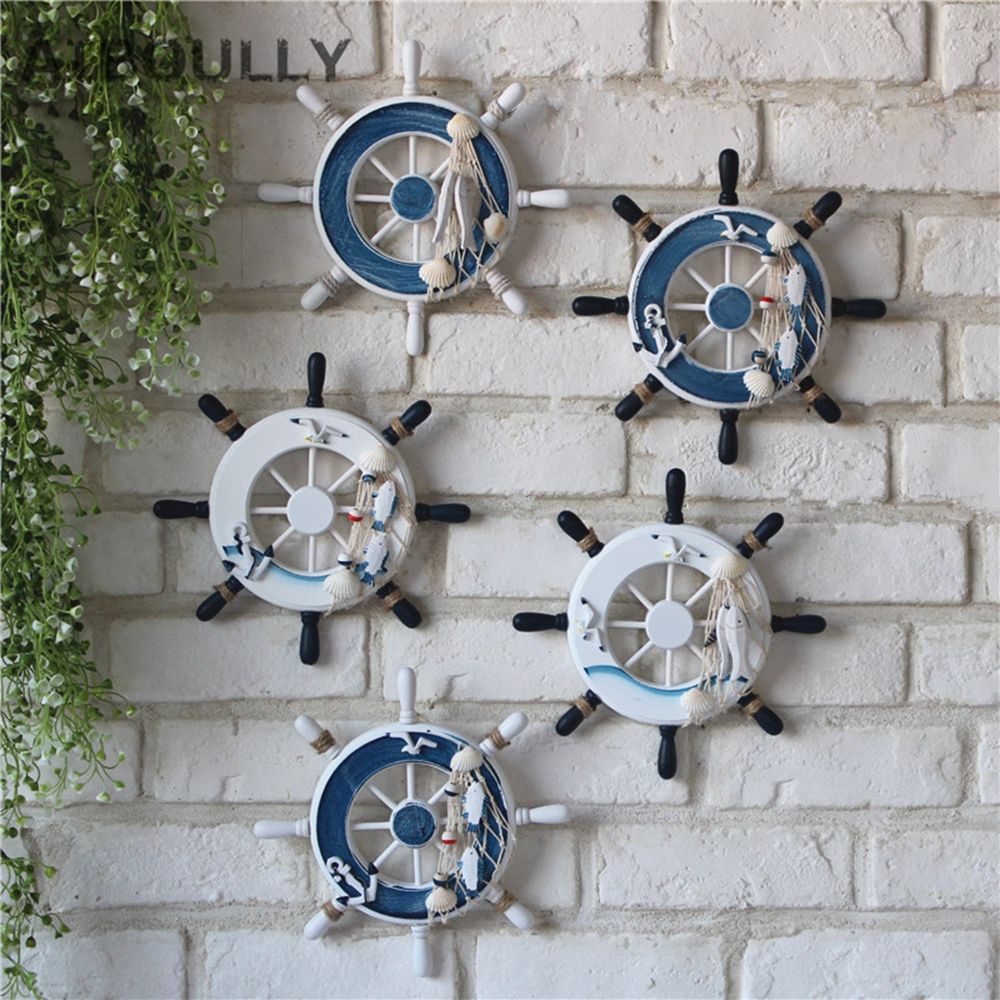 Style Nautical Beach Decoratio – Fishing Boat Steering Wheel recenzja i cena