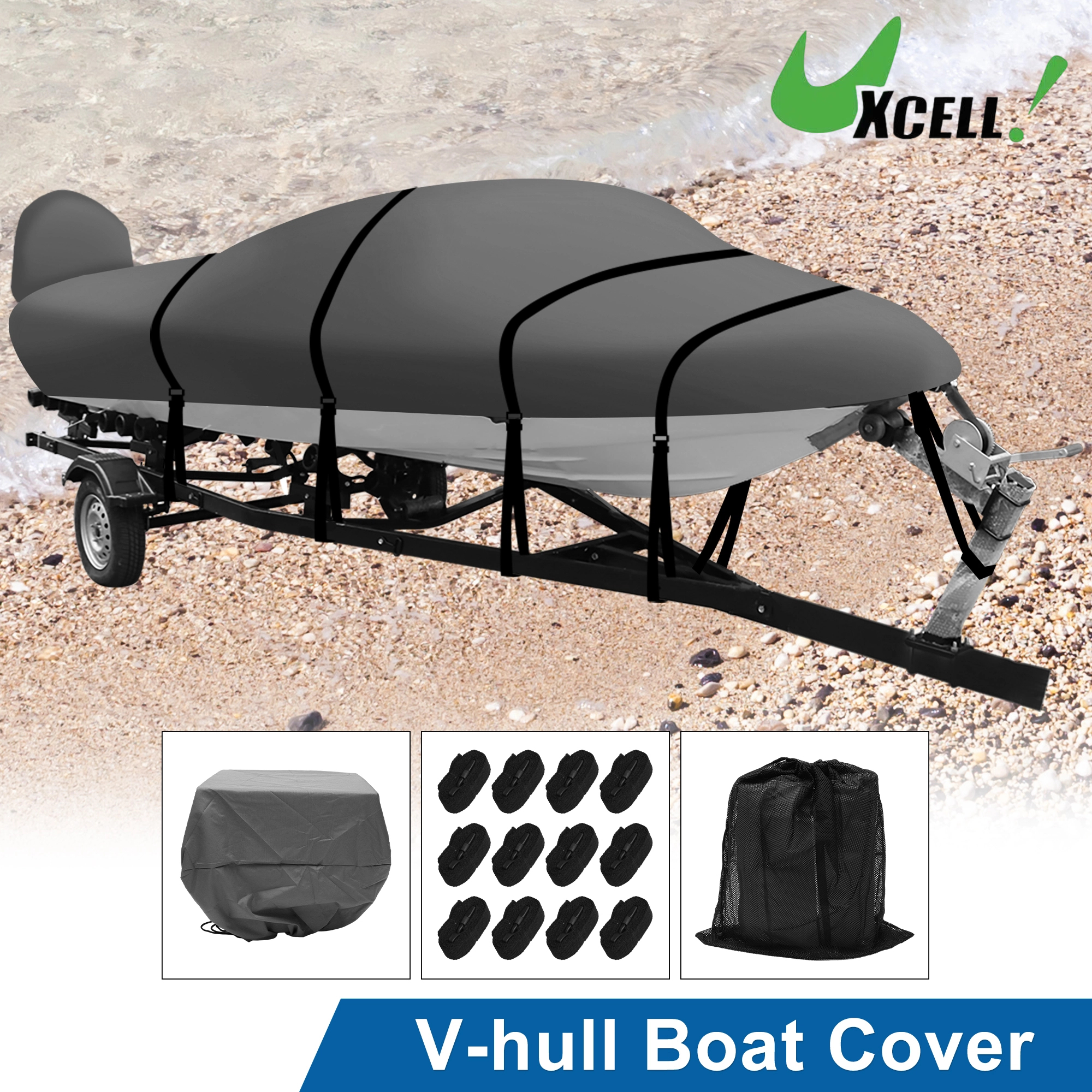 UXCELL Trailerable Boat Cover  – Fishing Boat Trailer recenzja i cena