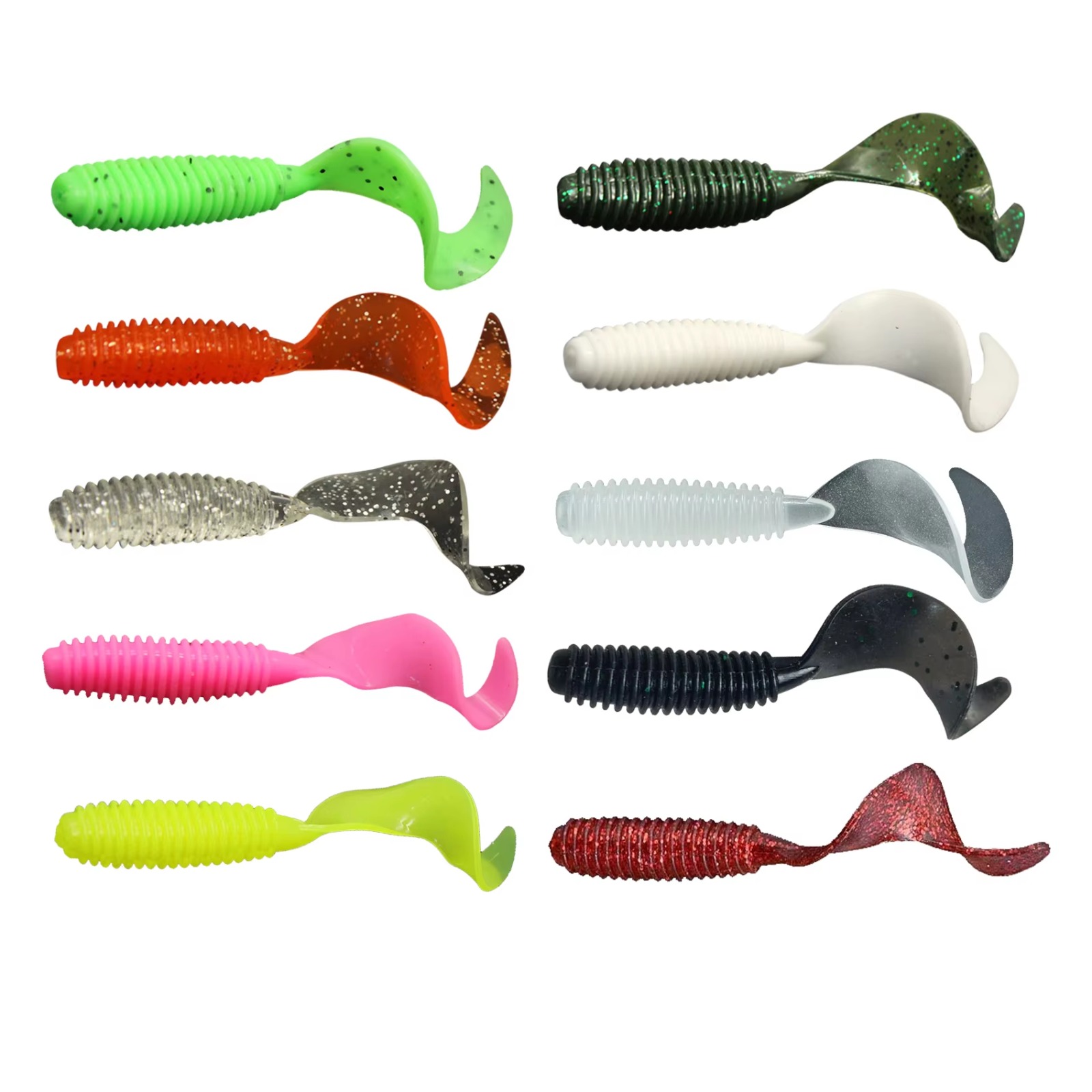 Curly Tail Worm Soft Bait 5pcs – Fishing Boat Trailer recenzja i cena