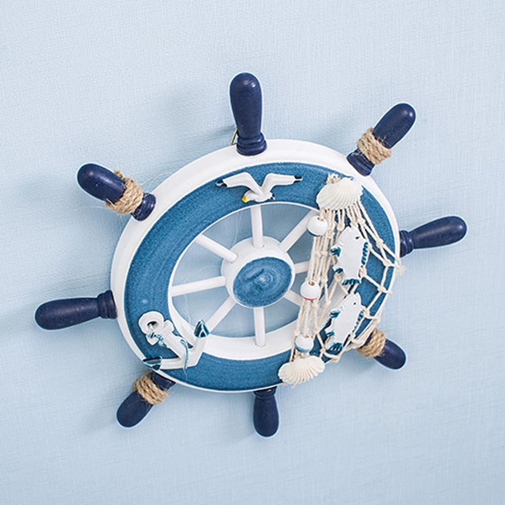 9 Inch Nautical Home Beach Art – Fishing Boat Steering Wheel recenzja i cena